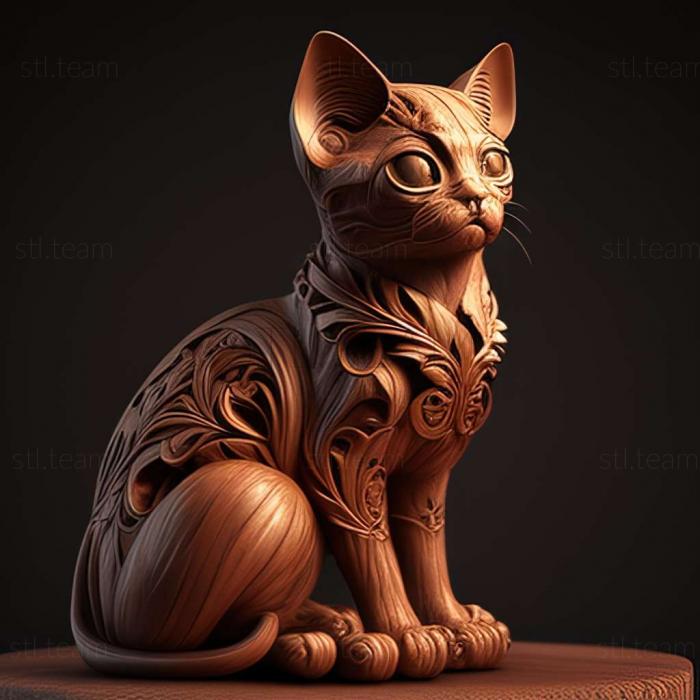 3D model Thai cat (STL)